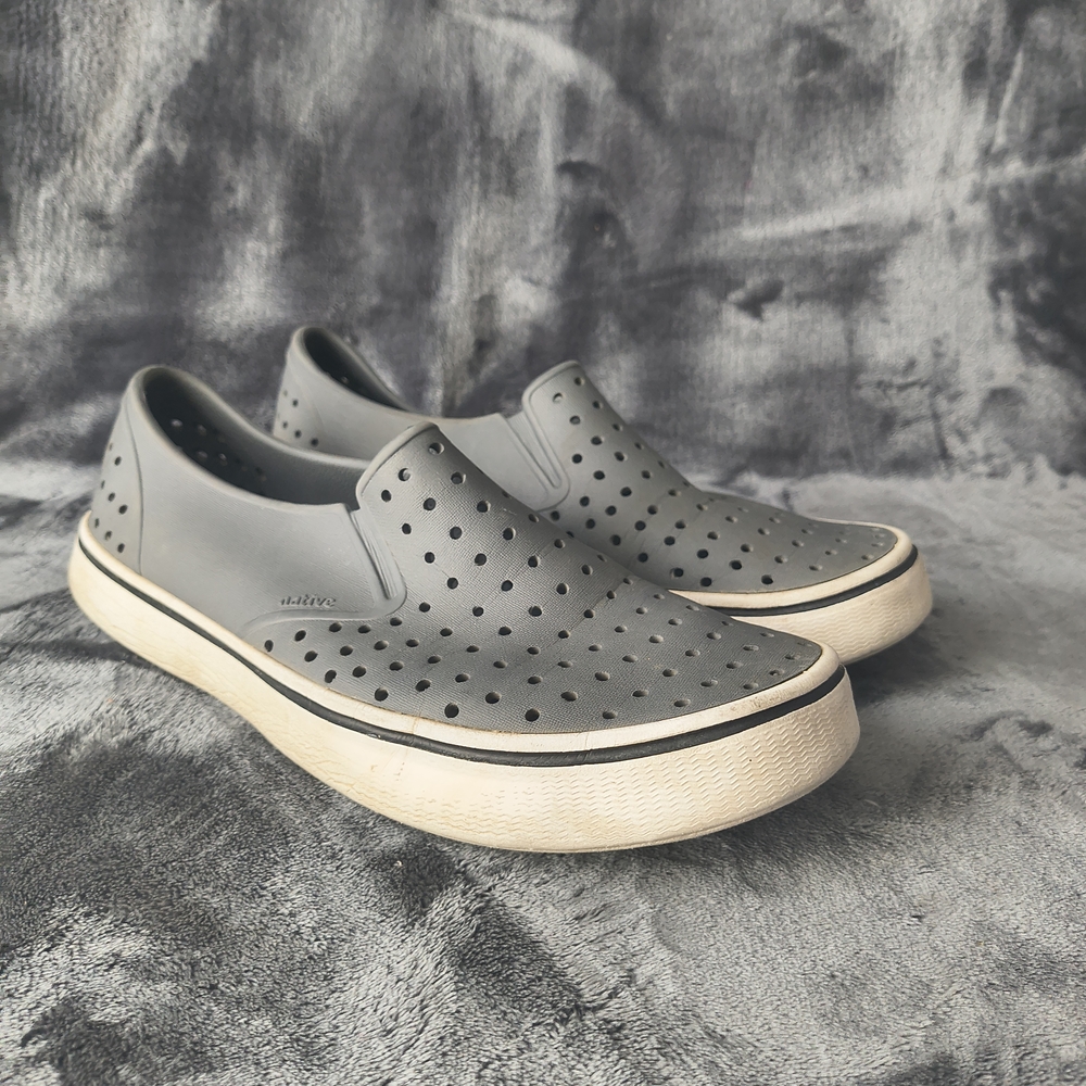 Native Men's Charcoal Slip-On Shoes